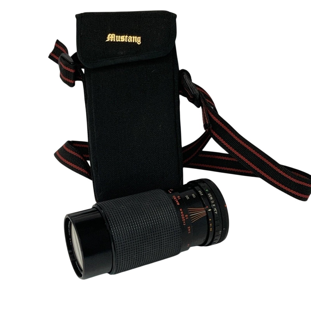 Vintage‎ Sakar Zoom C Macro 80 200mm f4.5 Canon FD Metal Black 80-200mm